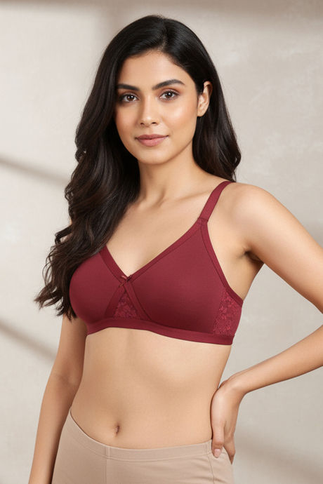 Zivame Single Layered Non Wired Full Coverage T-Shirt Bra - Sundried Tomato — image 3
